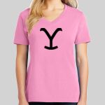 Ladies Core Cotton V Neck Tee Thumbnail