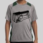 Youth Heather Colorblock Contender ™ Tee Thumbnail
