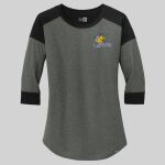 Ladies Heritage Blend 3/4 Sleeve Baseball Raglan Tee Thumbnail